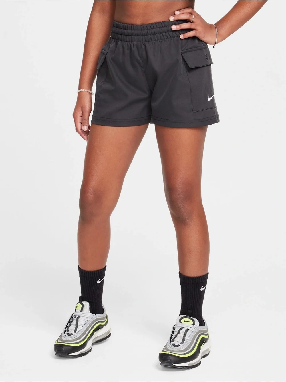 Nike Sportswear Girls' Woven Cargo Shorts
